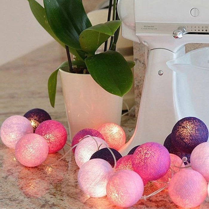 Lumière Chaude en Coton pour Intérieur Cozy