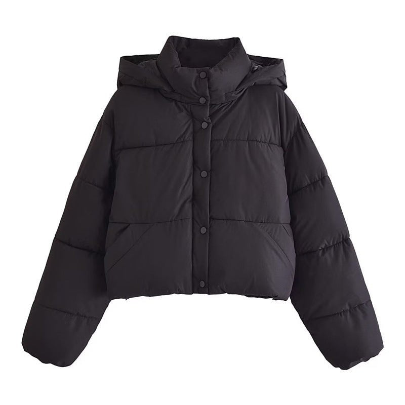 Manteau Doudoune Femme Élégant Court Hiver - Foivo