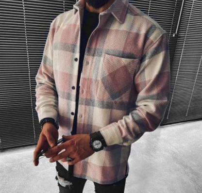 Chemise Flanelle à Carreaux avec Poches - BlxckFR