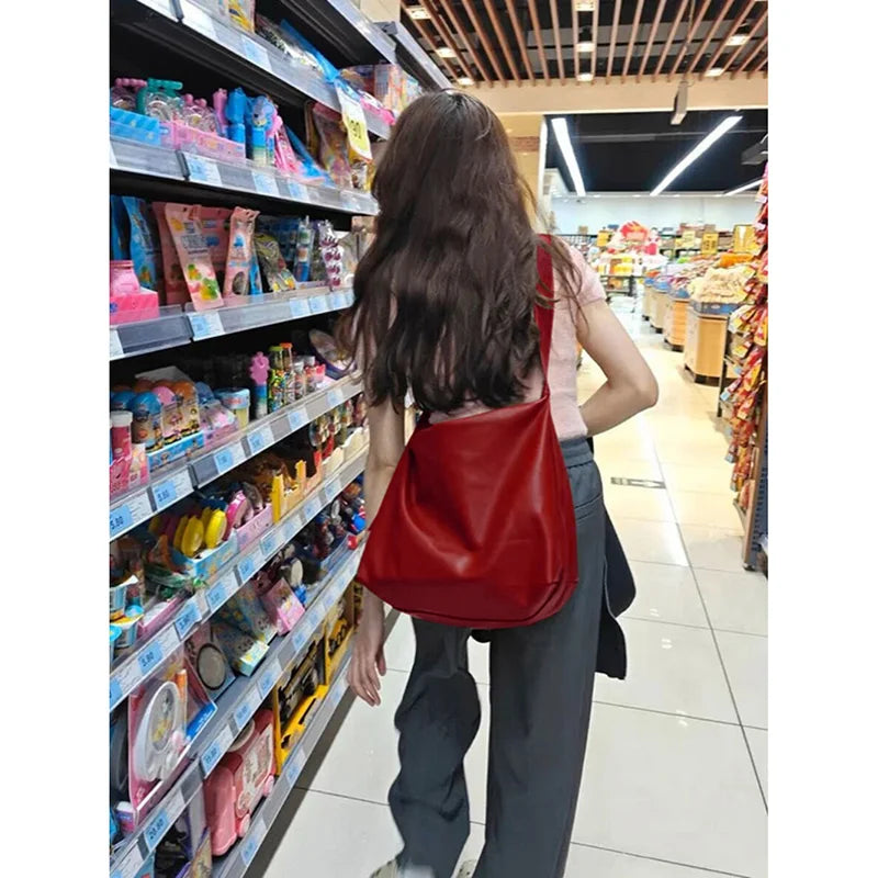 Sac à épaule Cuir Doux Tendance - BlxckFR