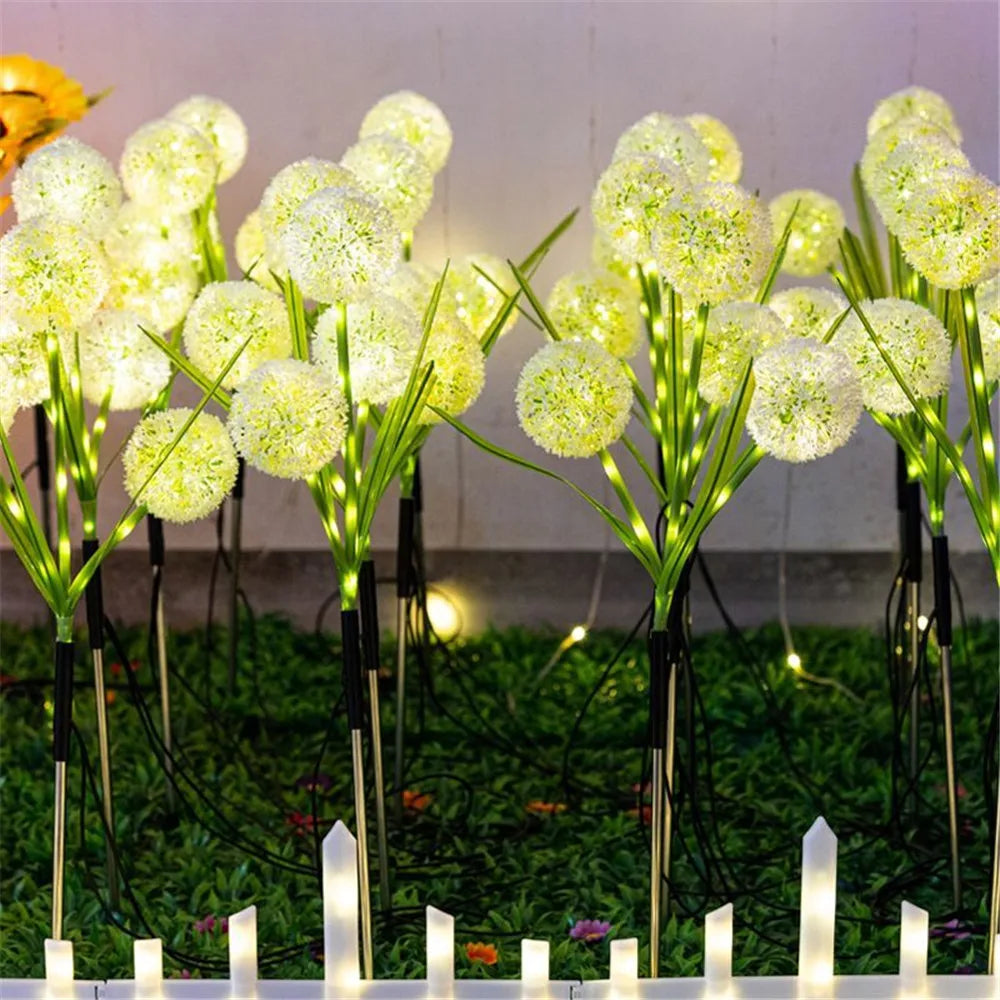 Lampions Solaire Extérieur | Éclairage de Jardin Floral - Foivo