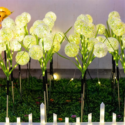 Lampions Solaire Extérieur | Éclairage de Jardin Floral - Foivo