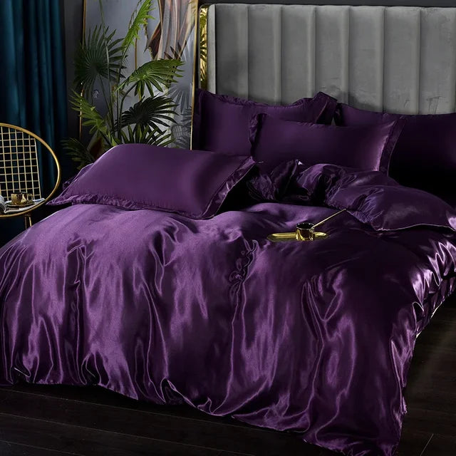 Literie Satin Doux et Raffiné pour Chambre Élégante