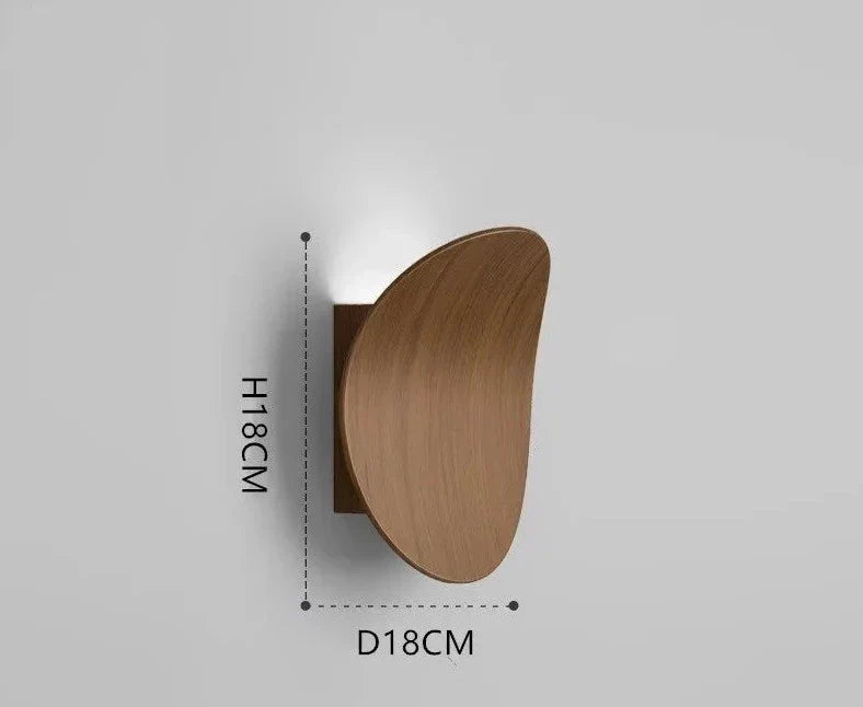 Lampe Murale Bois Naturel Écologique