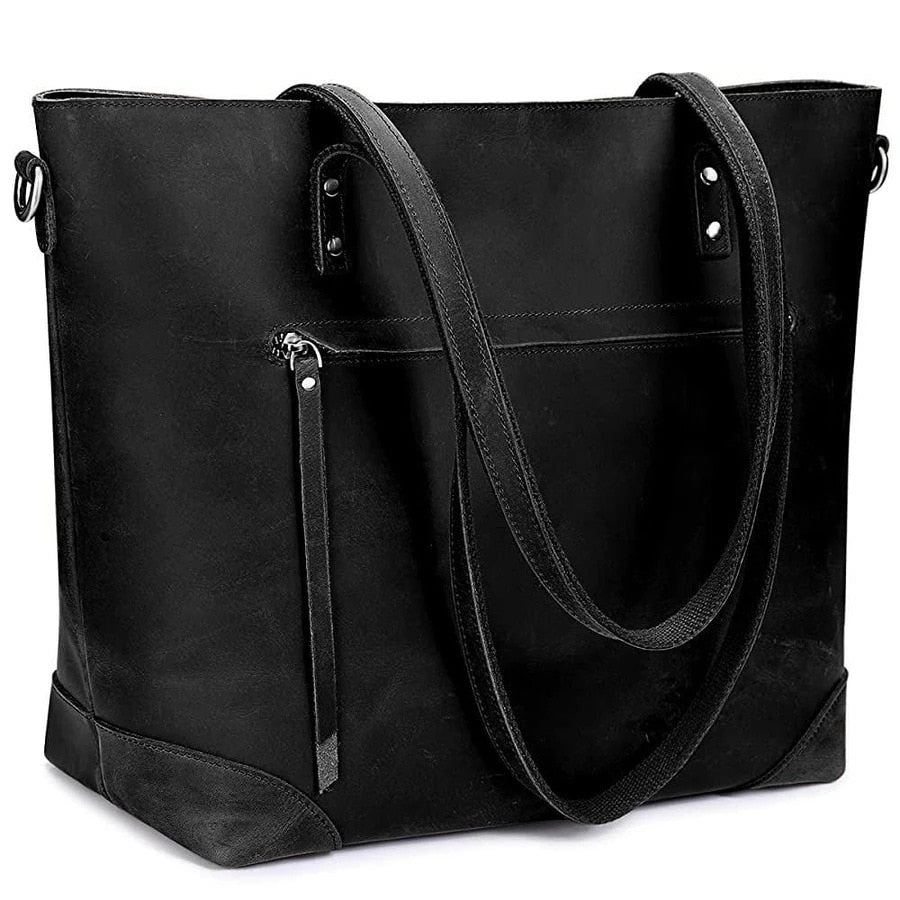 Sac fourre-tout Femme en Cuir Vintage Souple - Foivo