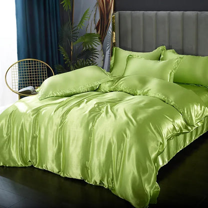 Literie Satin Doux et Raffiné pour Chambre Élégante