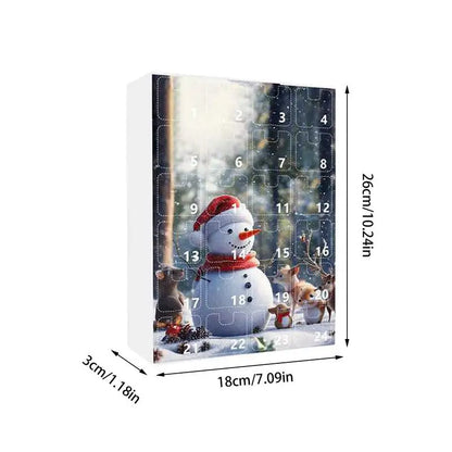 Calendrier de Noël Enfants avec Figurine Neige