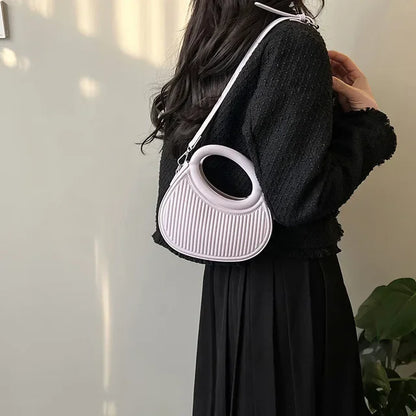 Sac à dos femme plissé élégant