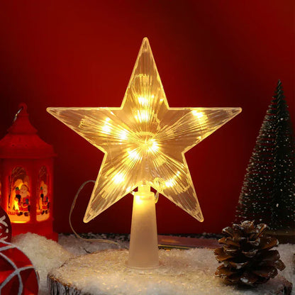 Décoration de Sapin Brillante Étoile de Noël - BlxckFR