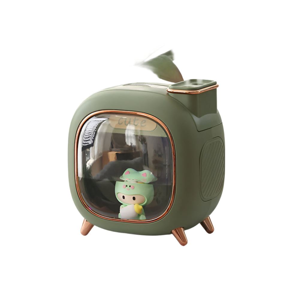 Mini Diffuseur d'Air Pur et Humidificateur avec Lumière LED Douce