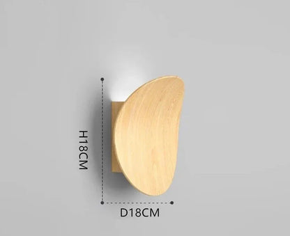 Lampe Murale Bois Naturel Écologique