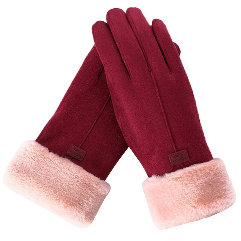 Gants Hiver doublés Polaire Étanches Tactile