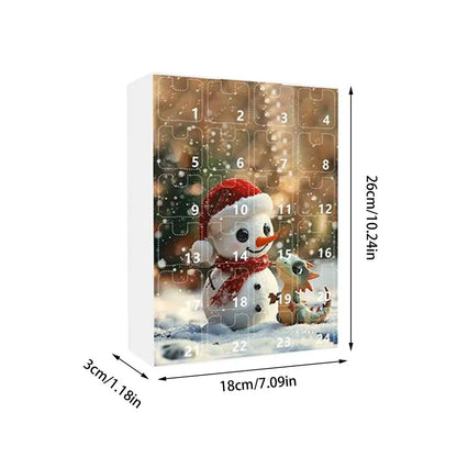 Calendrier de Noël Enfants avec Figurine Neige