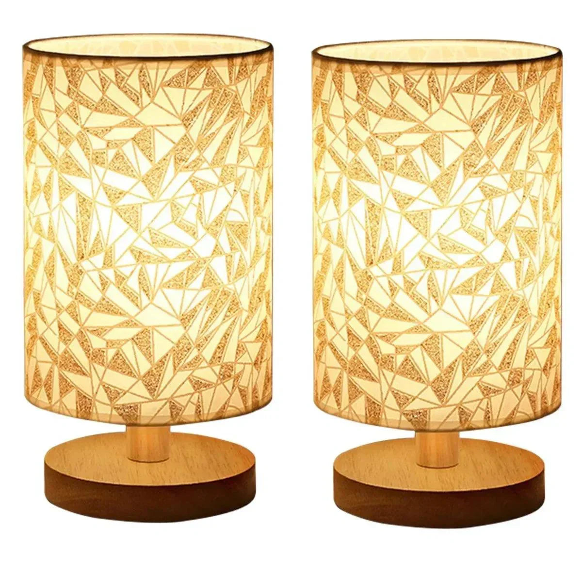 Lampe Bois Naturel Élégante | Éclairage LED Doux et Chaleureux