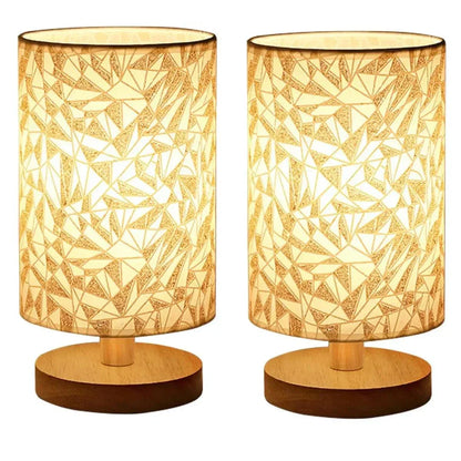 Lampe Bois Naturel Élégante | Éclairage LED Doux et Chaleureux
