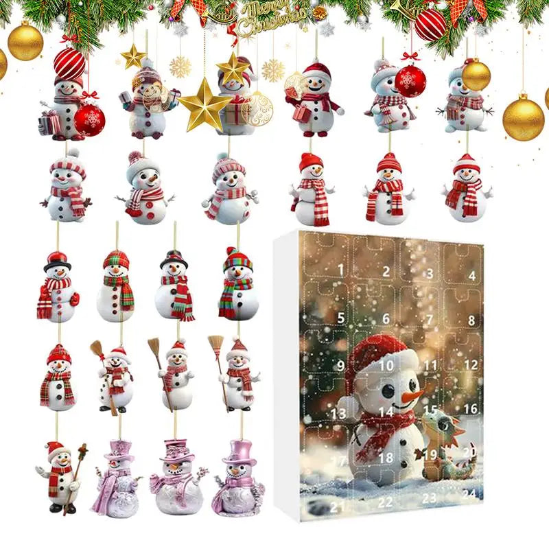 Calendrier de Noël Enfants avec Figurine Neige - BlxckFR