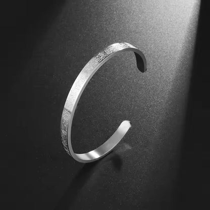 Bracelet Acier Élégant avec Ayatul Kursi