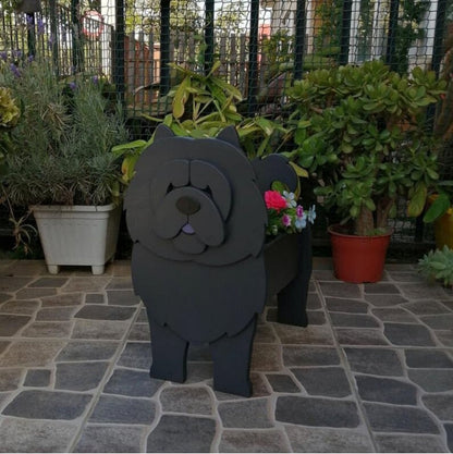 Vase à Fleurs Canines Charmant en Céramique