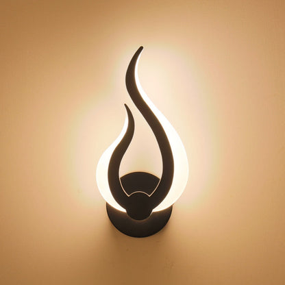 Lampe Murale LED Feu de Cheminée