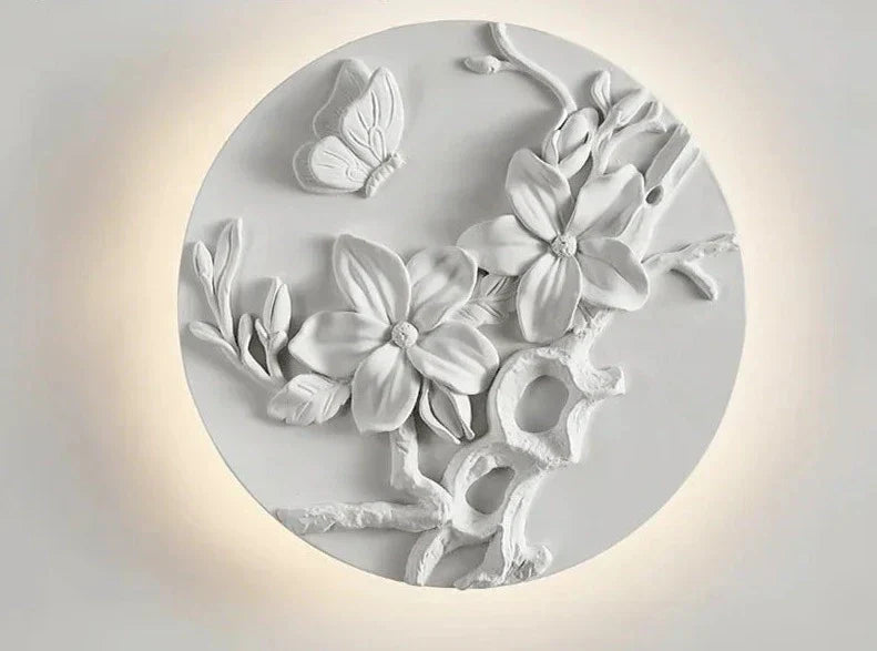 Lampe Murale Rétro Circulaire Élégante
