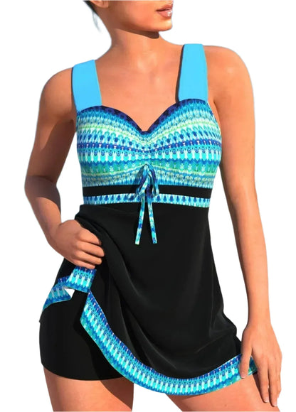 Maillot de Bain Élégant - Ensemble Tankini Féminin