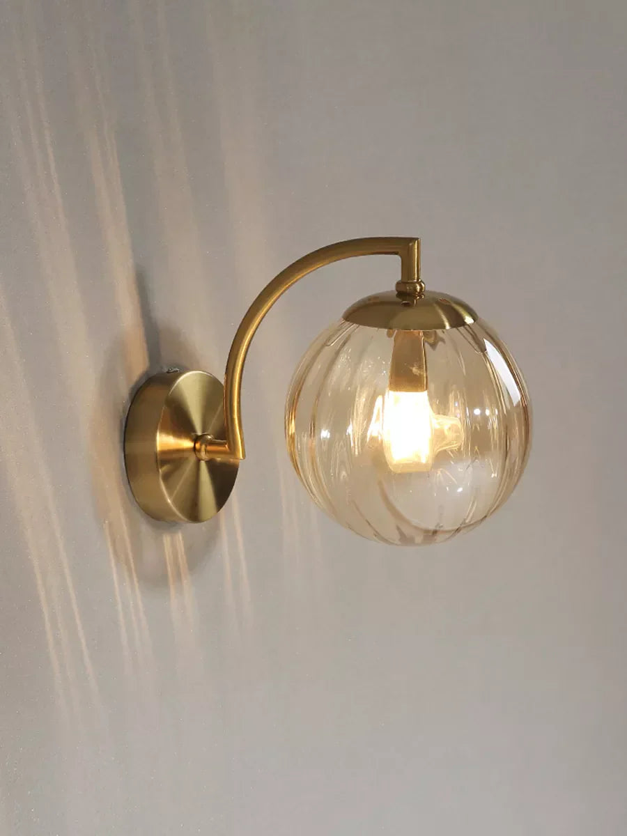 Lampe Murale en Verre Élégant - Éclairage Chic pour Intérieur Raffiné
