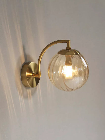 Lampe Murale en Verre Élégant - Éclairage Chic pour Intérieur Raffiné