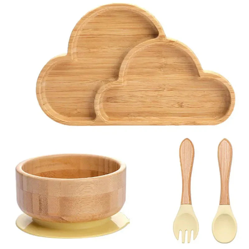Assiette Bébé Écologique avec Ventouse