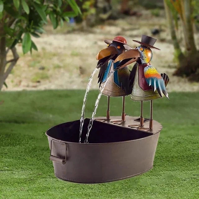 Décoration Jardin Animée | Fontaine de Cascade Magique pour Extérieur