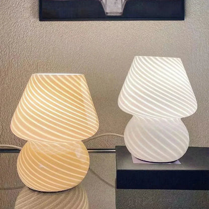 Lampe de Bureau Élégante en Verre Coloré