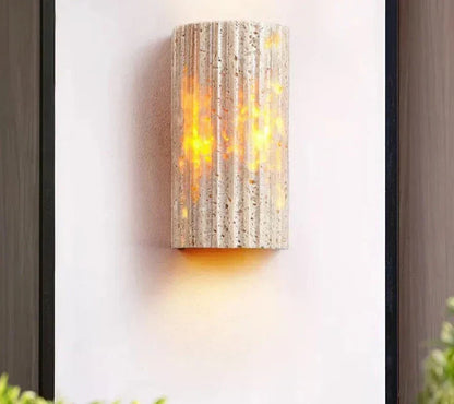 Lampe Murale Élégante en Pierre Naturelle
