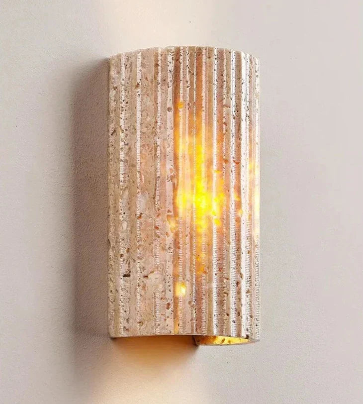 Lampe Murale Élégante en Pierre Naturelle