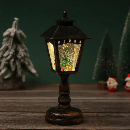 Lanterne de Noël Éclairante Festive