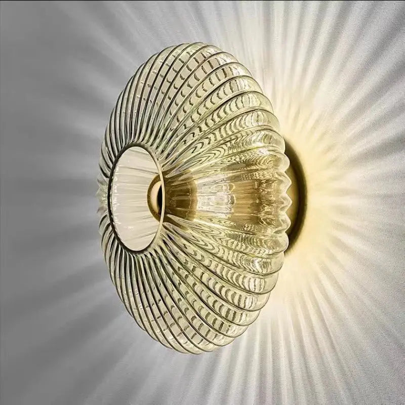 Luminaire Murale Élégant en Verre, Éclairage Doux et Raffiné - Foivo