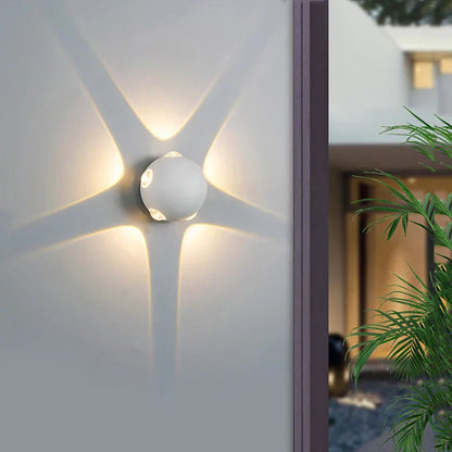 Lampe Murale LED Aluminium Élégant Éclairage Extérieur Résistant - Foivo