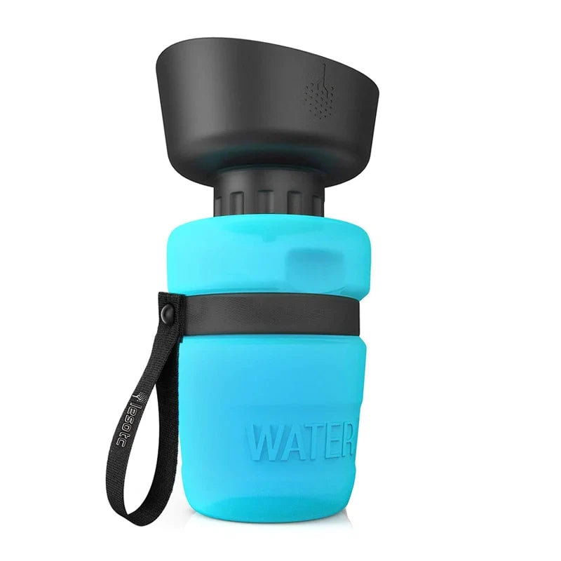 Bouteille deau pliable pour chien en silicone pratique