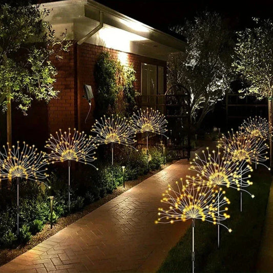 Lampe Solaire Décorative Feu d'Artifice - BlxckFR