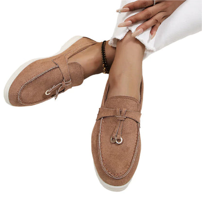 Mocassins Féminins Élégants à Nœuds - BlxckFR