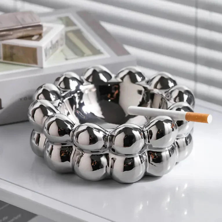 Cendrier Verre Élégant – Décoration Intérieure Raffinée