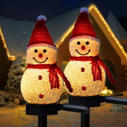 Décoration de jardin Hiver Lumineuse Solaire - BlxckFR