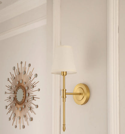 Lampe Murale Design Or Noir Élégant