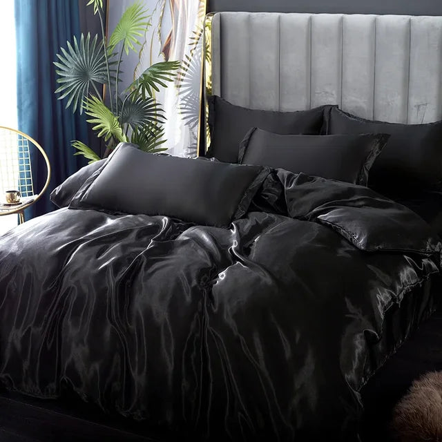 Literie Satin Doux et Raffiné pour Chambre Élégante