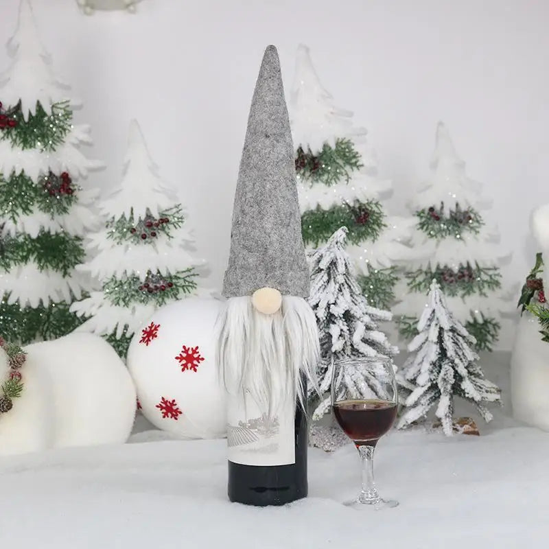 Housse de bouteille de vin Festive Élégante