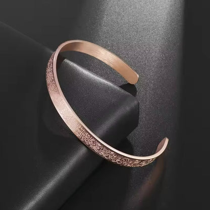 Bracelet Acier Élégant avec Ayatul Kursi