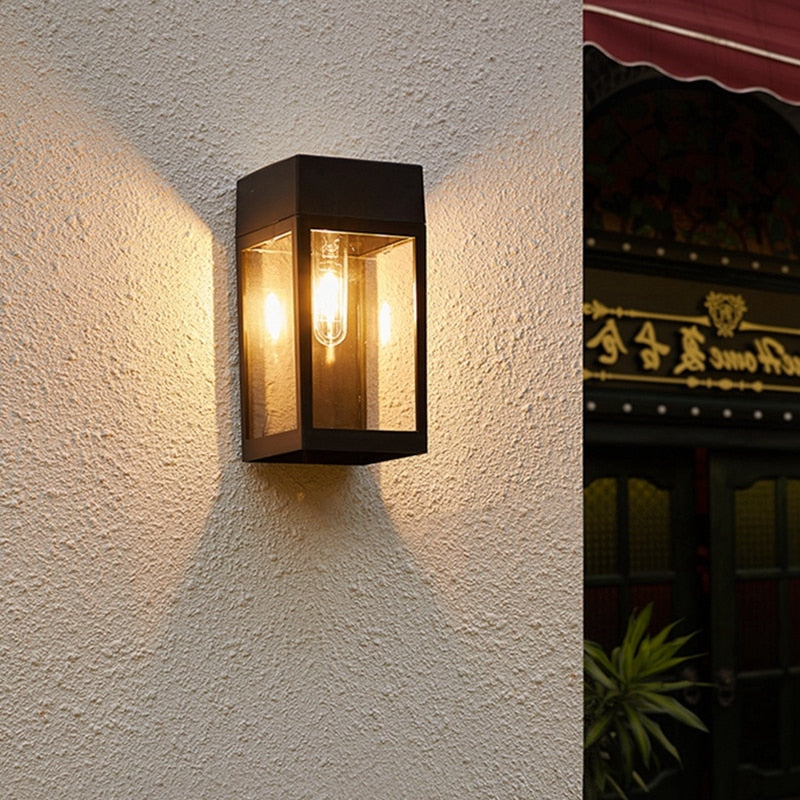Lampe Solaire Murale Extérieure Élégante