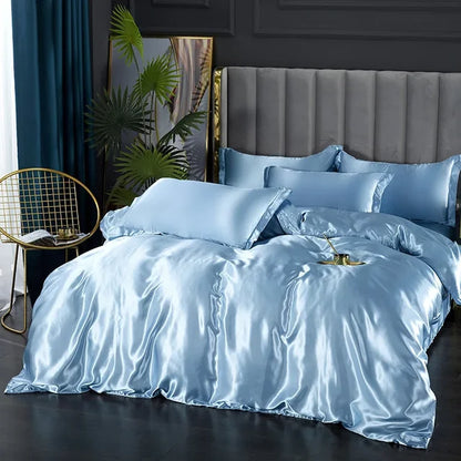 Literie Satin Doux et Raffiné pour Chambre Élégante