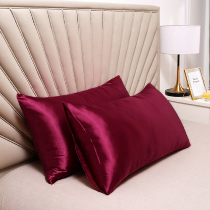 Housse de Coussin en Soie Douce pour Peau Sensitive