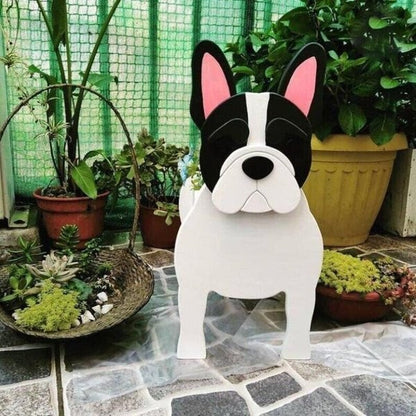Vase à Fleurs Canines Charmant en Céramique