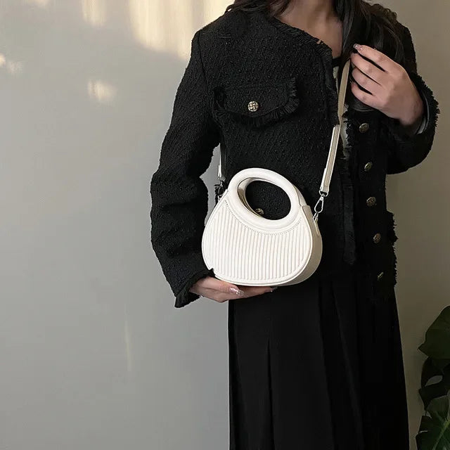 Sac à dos femme plissé élégant