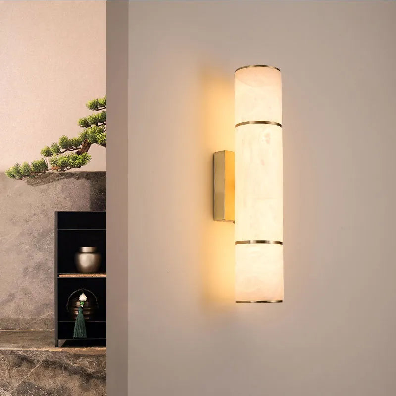 Lampe Murale Design en Pierre | Éclairage LED Raffiné